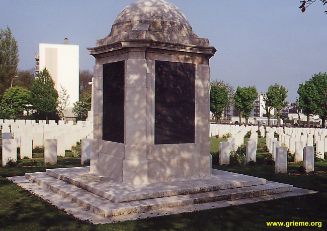 Stèle commémorative au Havre